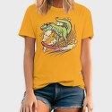 Dinosaur Surfing, Tricou Barbati (Unisex)
