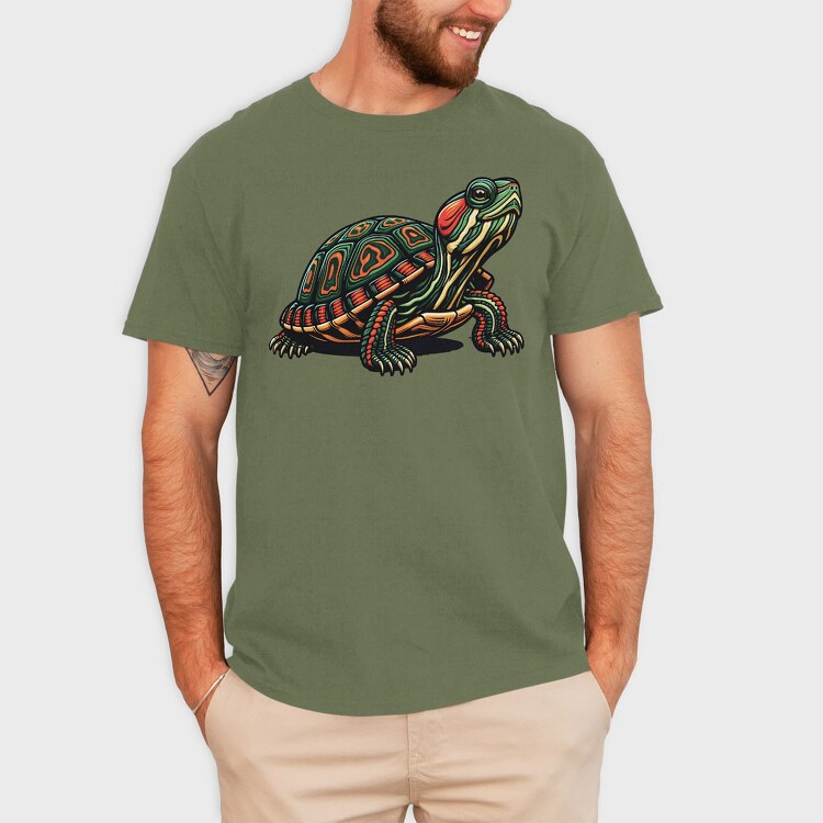 Turtle 1, Tricou Barbati (Unisex)