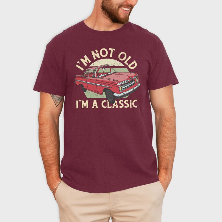 Classic Car Not Old, Tricou Barbati (Unisex)