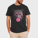 Jaguar Bubblegum Monochrome, Tricou Barbati (Unisex)