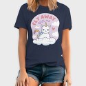 Fly Away With Me Unicorn Cat, Tricou Barbati (Unisex)