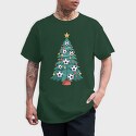 Football Christmas Tree, Tricou Barbati (Unisex)