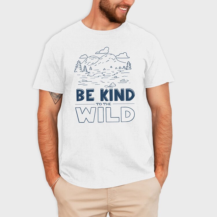 Be Kind to the Wild, Tricou Barbati (Unisex)
