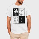 Japanese Flowers, Tricou Barbati (Unisex)