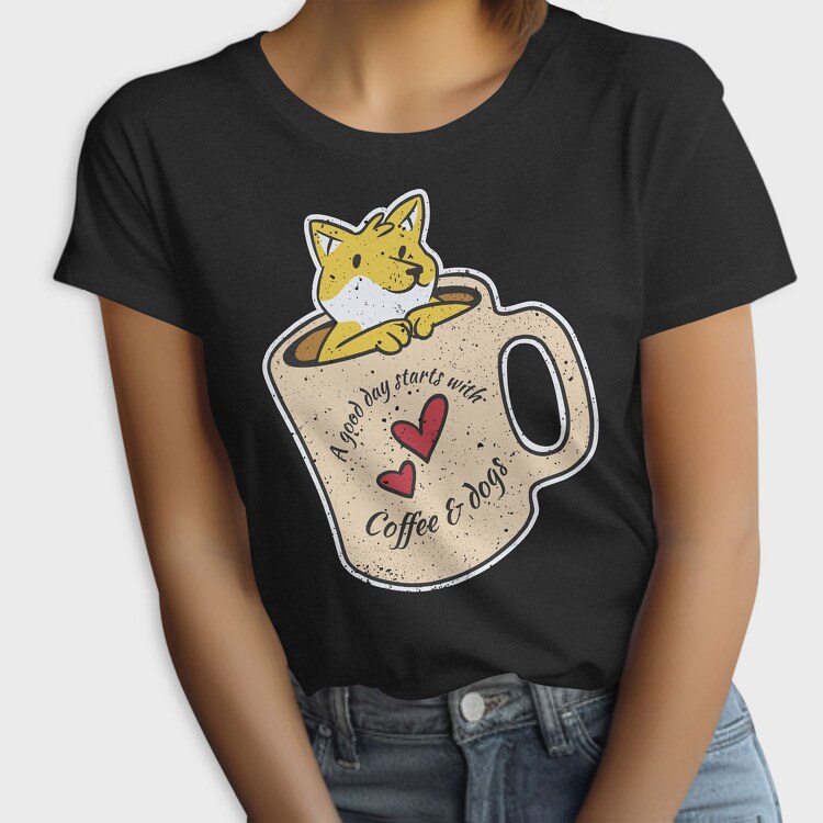 Coffee and Dogs, Tricou Femei