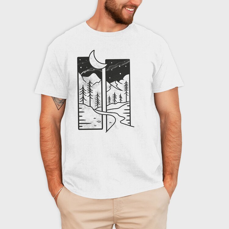 Forest Frames, Tricou Barbati (Unisex)