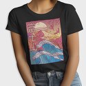 Japanese Vaporwave Big Wave, Tricou Femei