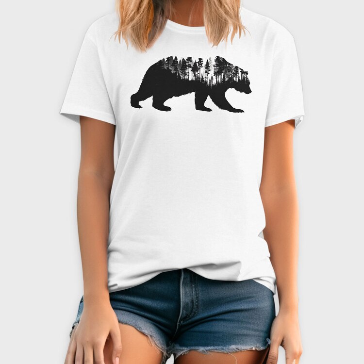 Bear Forest, Tricou Barbati (Unisex)