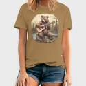Bear Guitar Cottagecore, Tricou Barbati (Unisex)