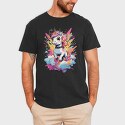 Unicorn Color Splash, Tricou Barbati (Unisex)