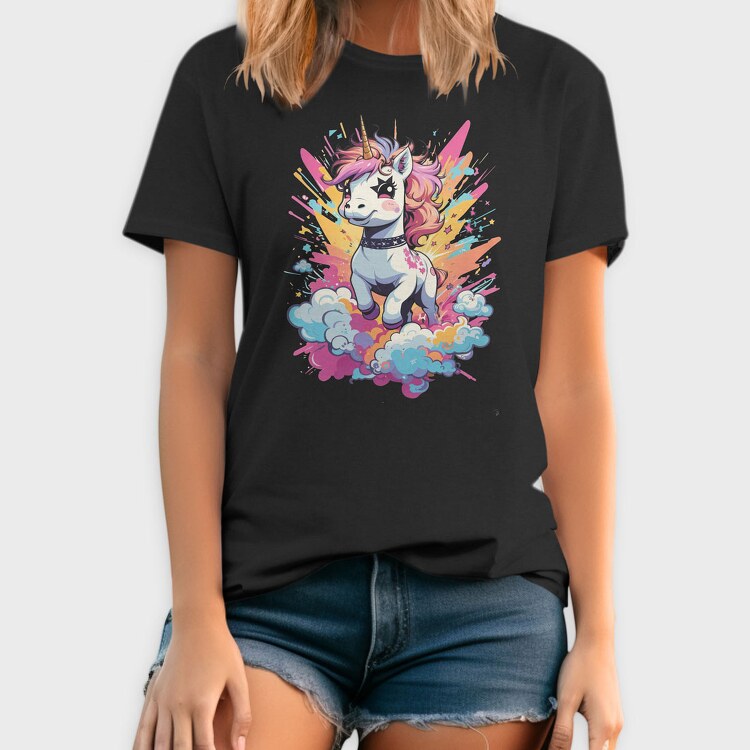 Unicorn Color Splash, Tricou Barbati (Unisex)