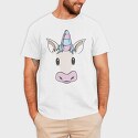 Unicorn Face, Tricou Barbati (Unisex)