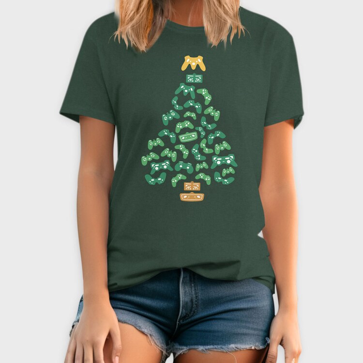 Joystick Tree, Tricou Barbati (Unisex)