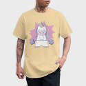 Unicorn Face, Hanorac Oversize Barbati (Unisex)