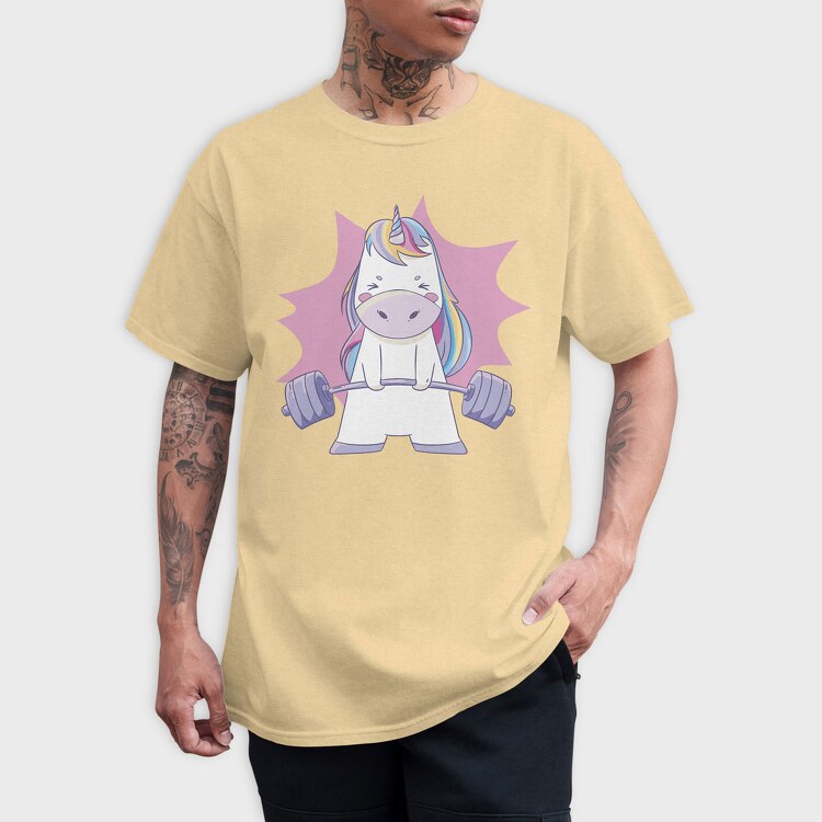 Unicorn Face, Hanorac Oversize Barbati (Unisex)