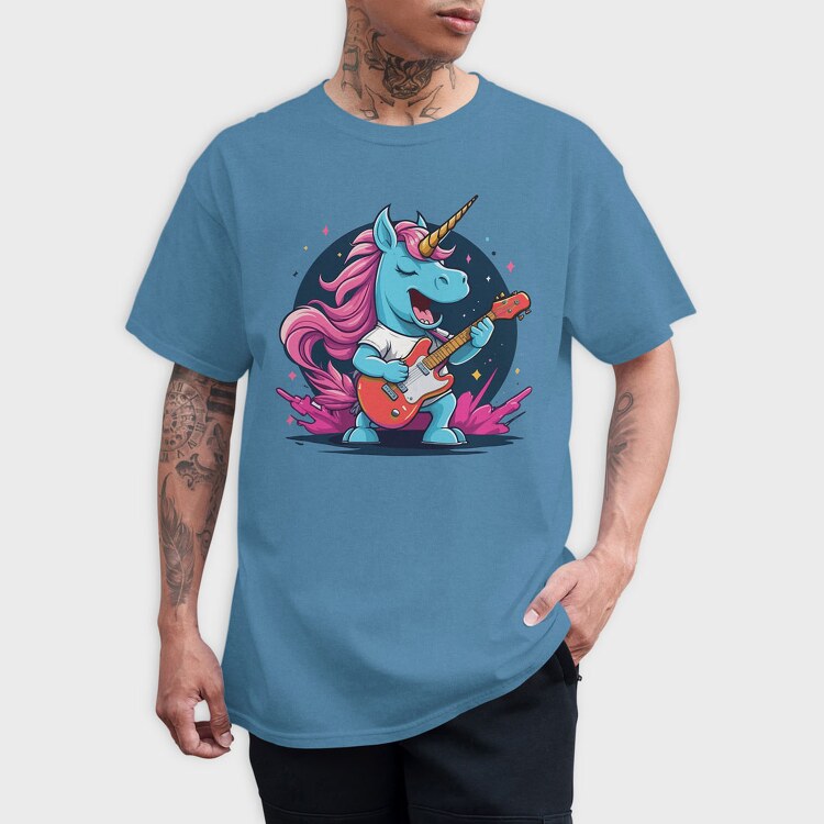 Unicorn Guitar, Tricou Barbati (Unisex)