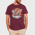 Colorful Dragon Chinese, Tricou Barbati (Unisex)