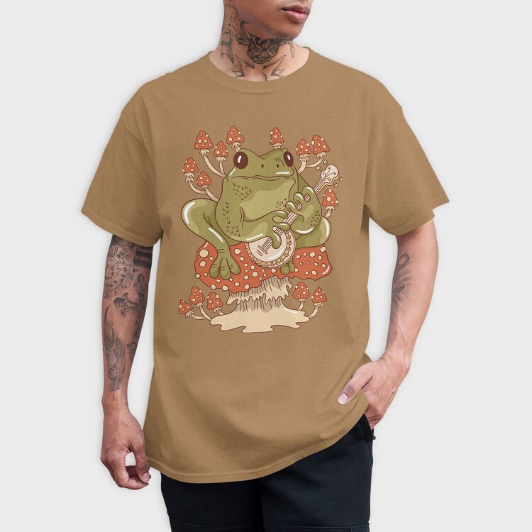 Frog Banjo, Tricou Barbati (Unisex)