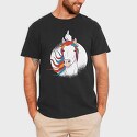 Unicorn Middle Finger Horn, Tricou Barbati (Unisex)