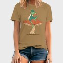 Frog Cottagecore Reading, Tricou Barbati (Unisex)