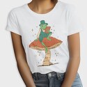 Frog Cottagecore Reading, Tricou Femei