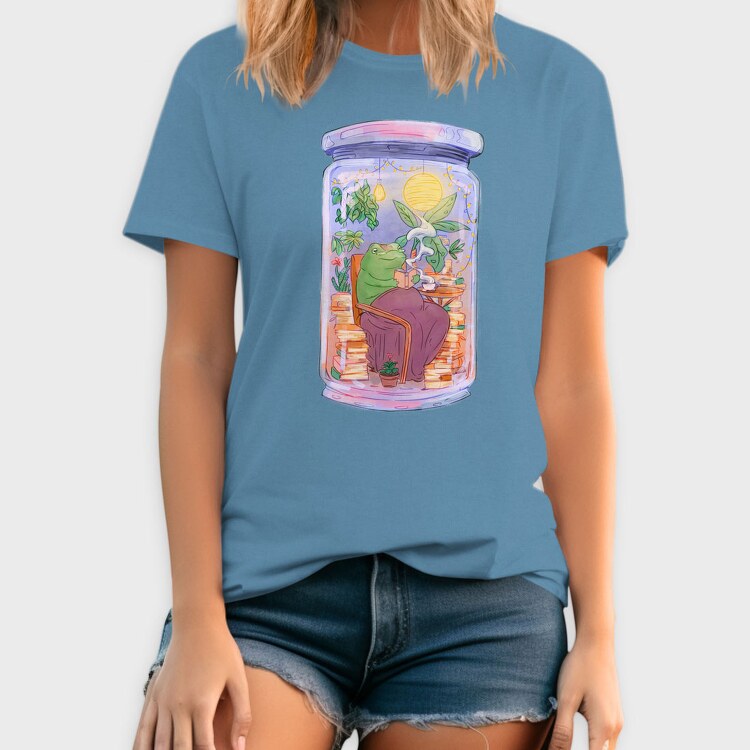 Frog Glass, Tricou Barbati (Unisex)