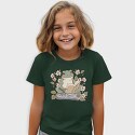 Frog Reading Cottagecore, Tricou Copii