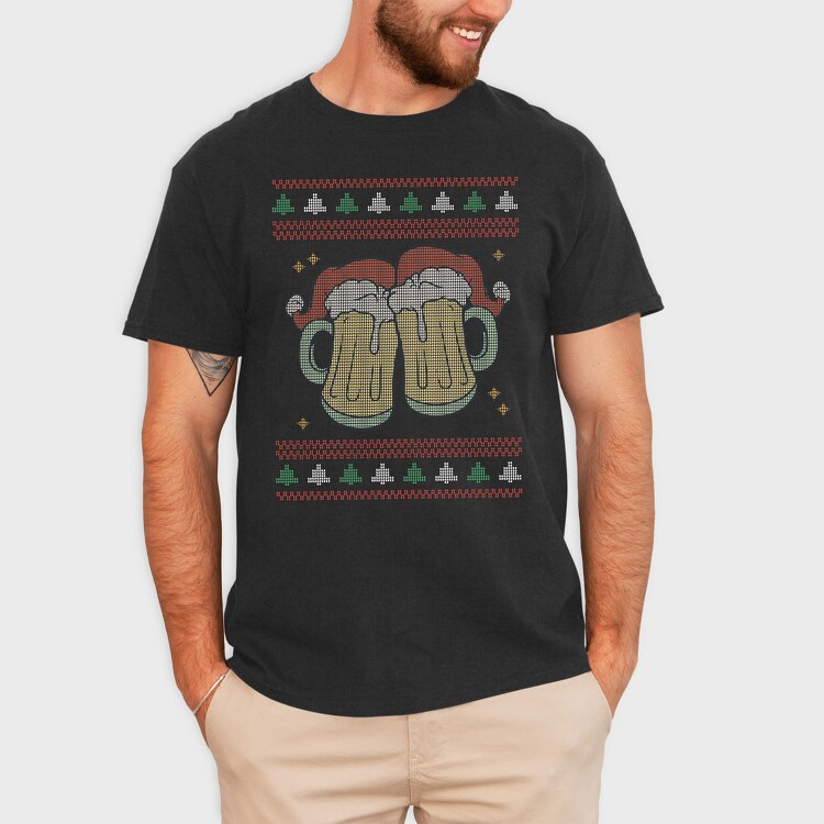 Beer Ugly Sweater, Tricou Barbati (Unisex)