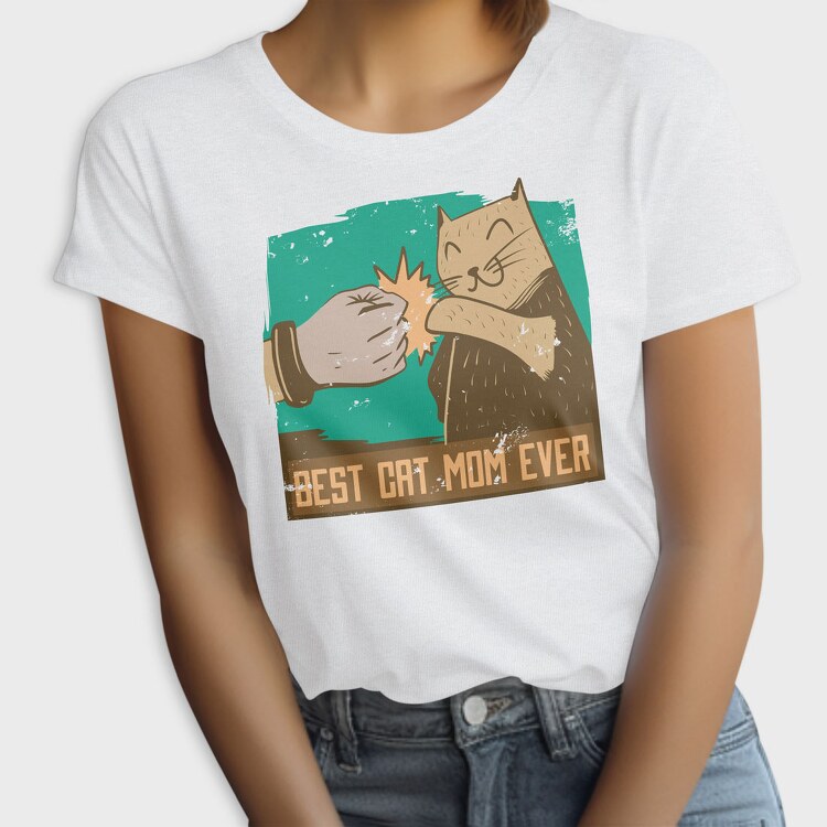 Best Cat Mom, Tricou Femei