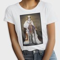 King Dog Painting Cavalier, Tricou Femei