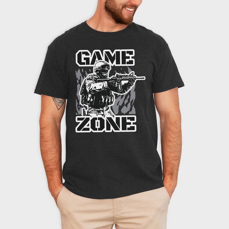 Game Zone Tactical, Tricou Barbati (Unisex)