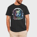 Corgi Space Rainbow, Tricou Barbati (Unisex)