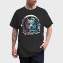 Corgi Space Rainbow, Tricou Barbati (Unisex)