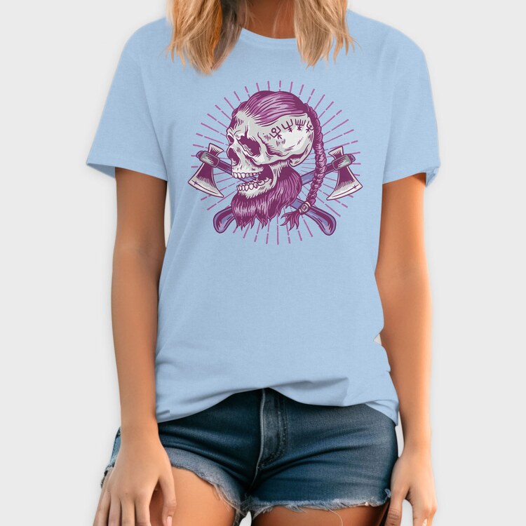 Viking Skull 4, Tricou Barbati (Unisex)