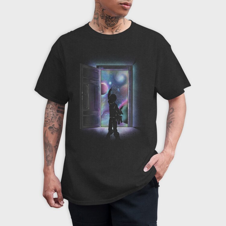 Cosmic Door, Tricou Barbati (Unisex)