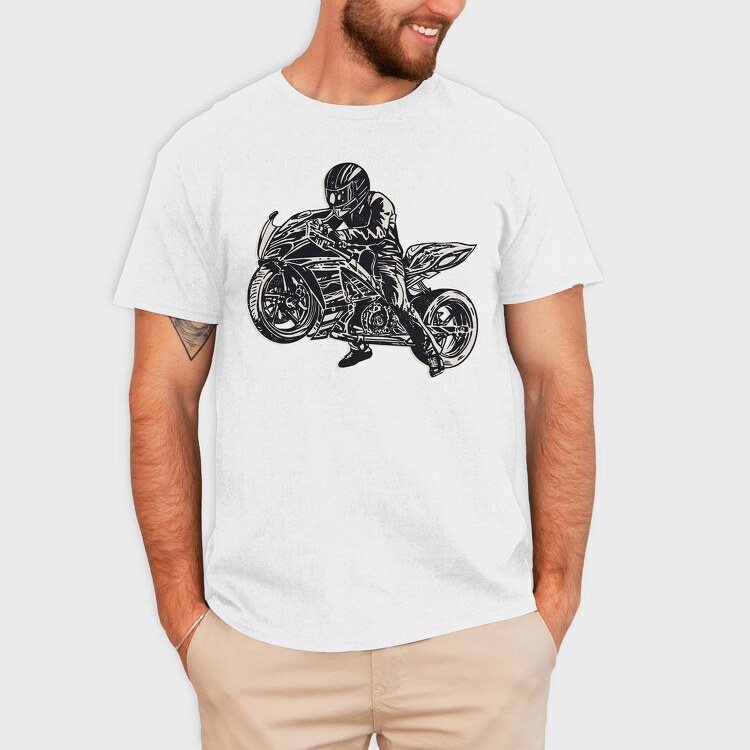 Big Bike, Tricou Barbati (Unisex)