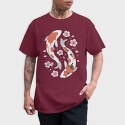Koi Fish With Cherry Blossom, Tricou Barbati (Unisex)