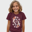 Koi Fish With Cherry Blossom, Tricou Copii