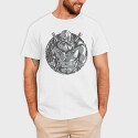 Viking Tattoo Crows, Tricou Barbati (Unisex)