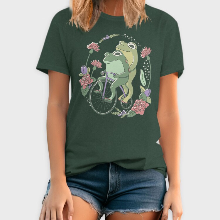 Cottagecore Frogs, Tricou Barbati (Unisex)