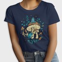 Cottagecore Moshrooms Frogs, Tricou Femei