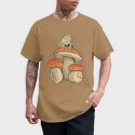 Cottagecore Mushroom Frog, Tricou Barbati (Unisex)
