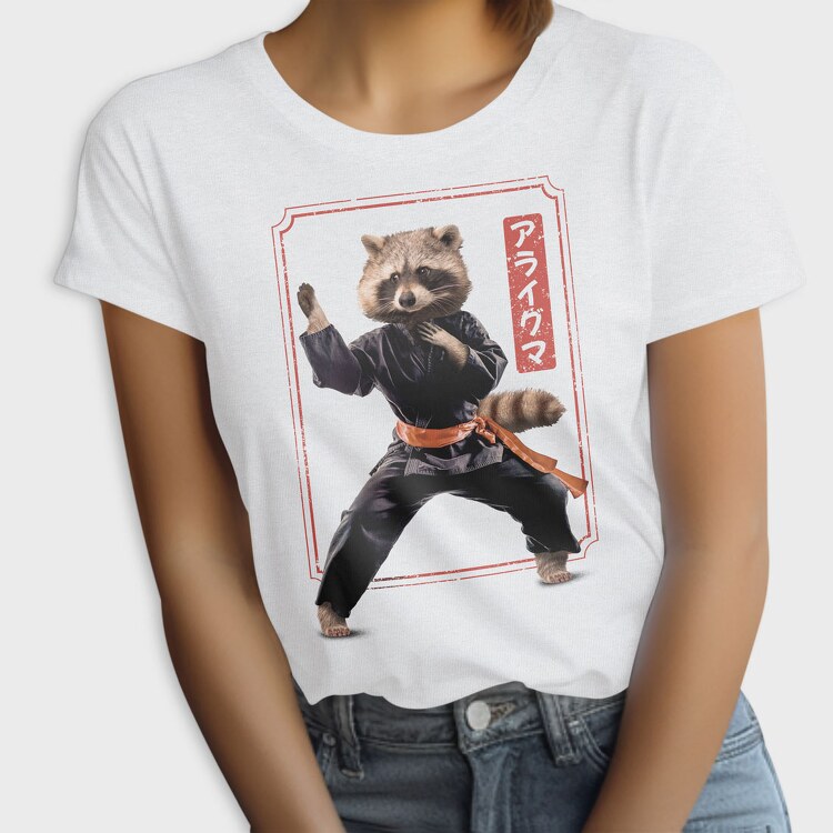 Kungfu Raccoon, Tricou Femei