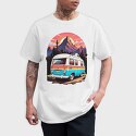Vintage Bus, Tricou Barbati (Unisex)