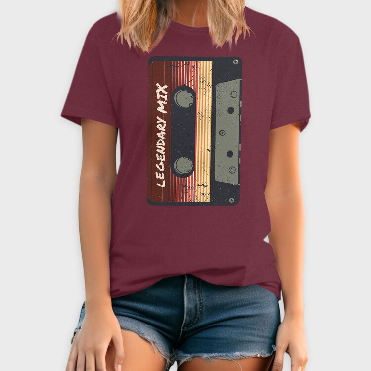 Vintage Cassette Legendary Mix, Tricou Barbati (Unisex)