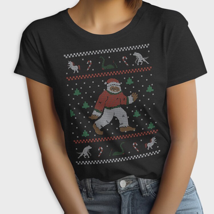 Bigfoot Ugly Sweater, Tricou Femei