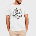 Vintage Cats Butterflies, Tricou Barbati (Unisex)