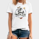 Vintage Cats Butterflies, Tricou Barbati (Unisex)
