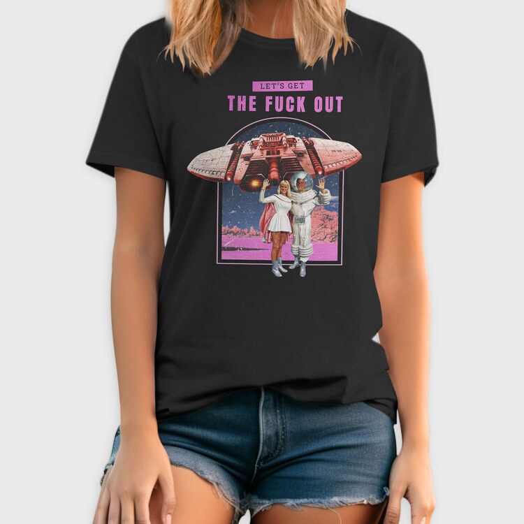 Vintage Get Out, Tricou Barbati (Unisex)