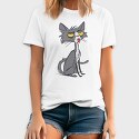 Skinny Funny Cat, Tricou Barbati (Unisex)